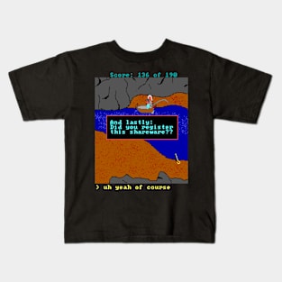 Did You Register This Shareware?? Kids T-Shirt